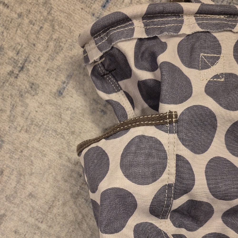 Thirty-One Retro Metro Polka Dot Canvas Tote Bag - Picture 6 of 8
